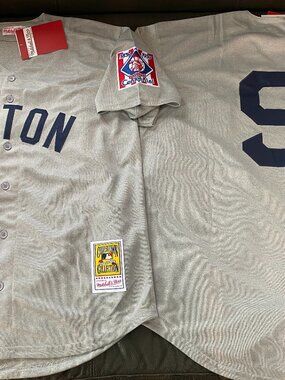 BOSTON RED SOX TED WILLIAMS Men's JERSEY Sz M,L,XL,2XL NWT By Mitchell & Ness